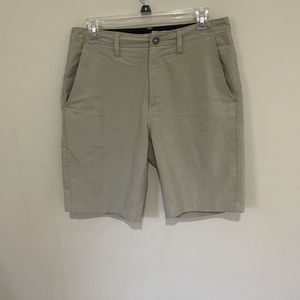 Volcom‎ Mens Vmonty Mens Size 28 Khaki Chino Shorts Inseam 10”